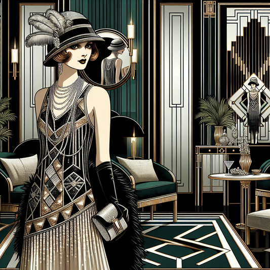 Art Deco Fashion Illustration