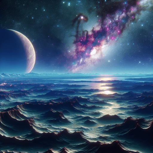 Distant Galaxy-Space Poster