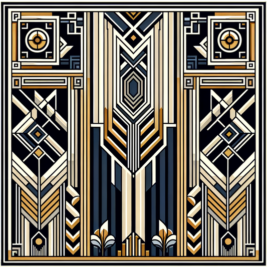 Art Deco Inspired Geometric Patterns